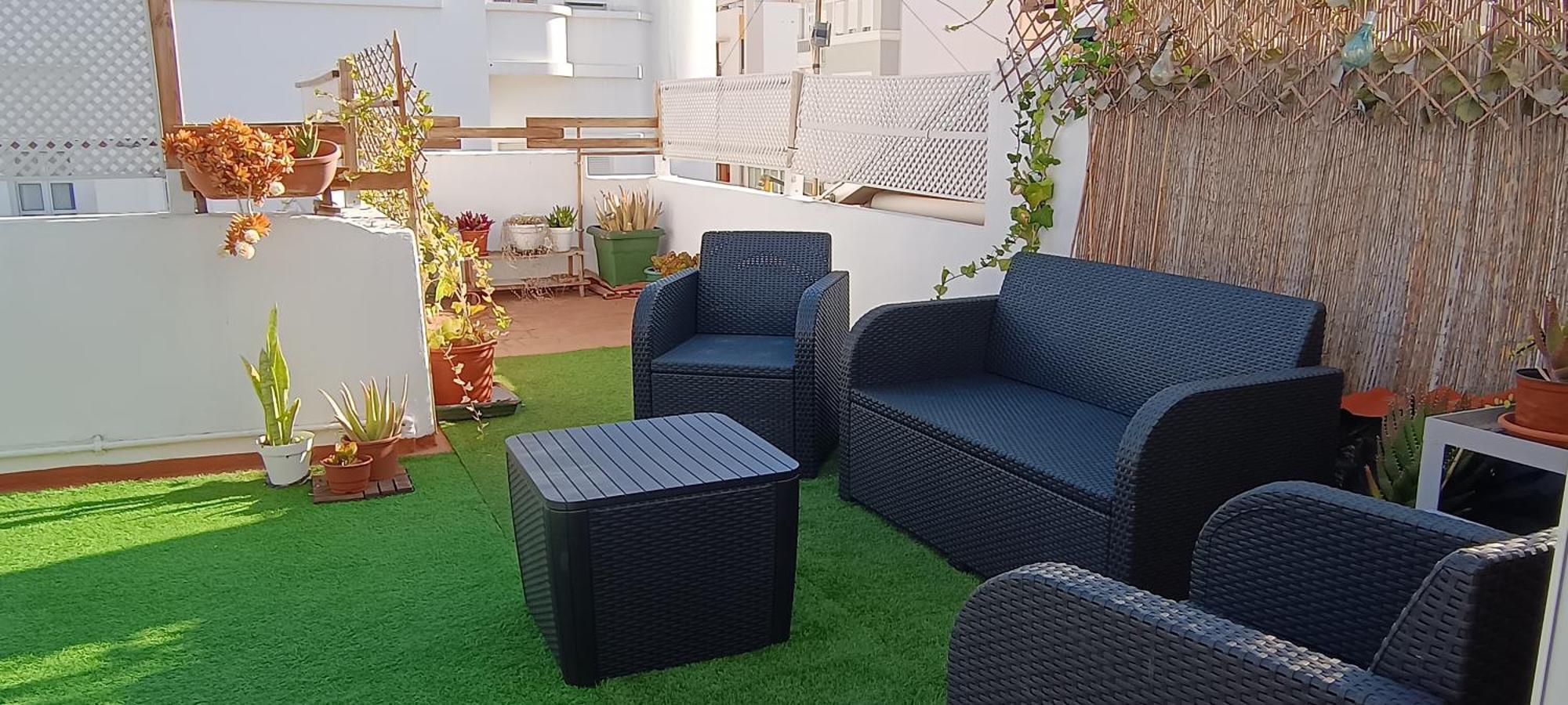 Center Santa Cruz, Alojamiento Centrico Con Gran Terraza, Cocina , Salon Y Banos, Todo Privado Exterior foto